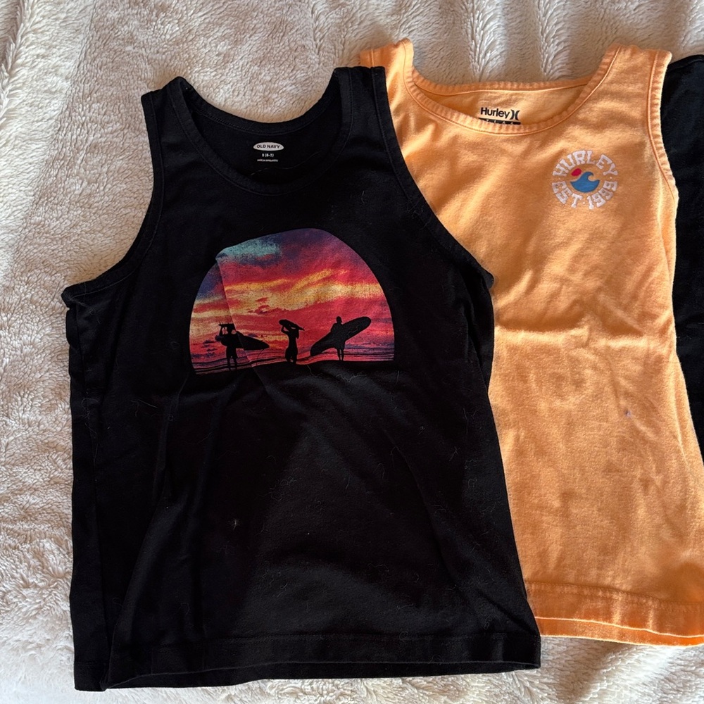 Boys Size 7 Summer Bundle - 4 tops - Picture 2 of 3